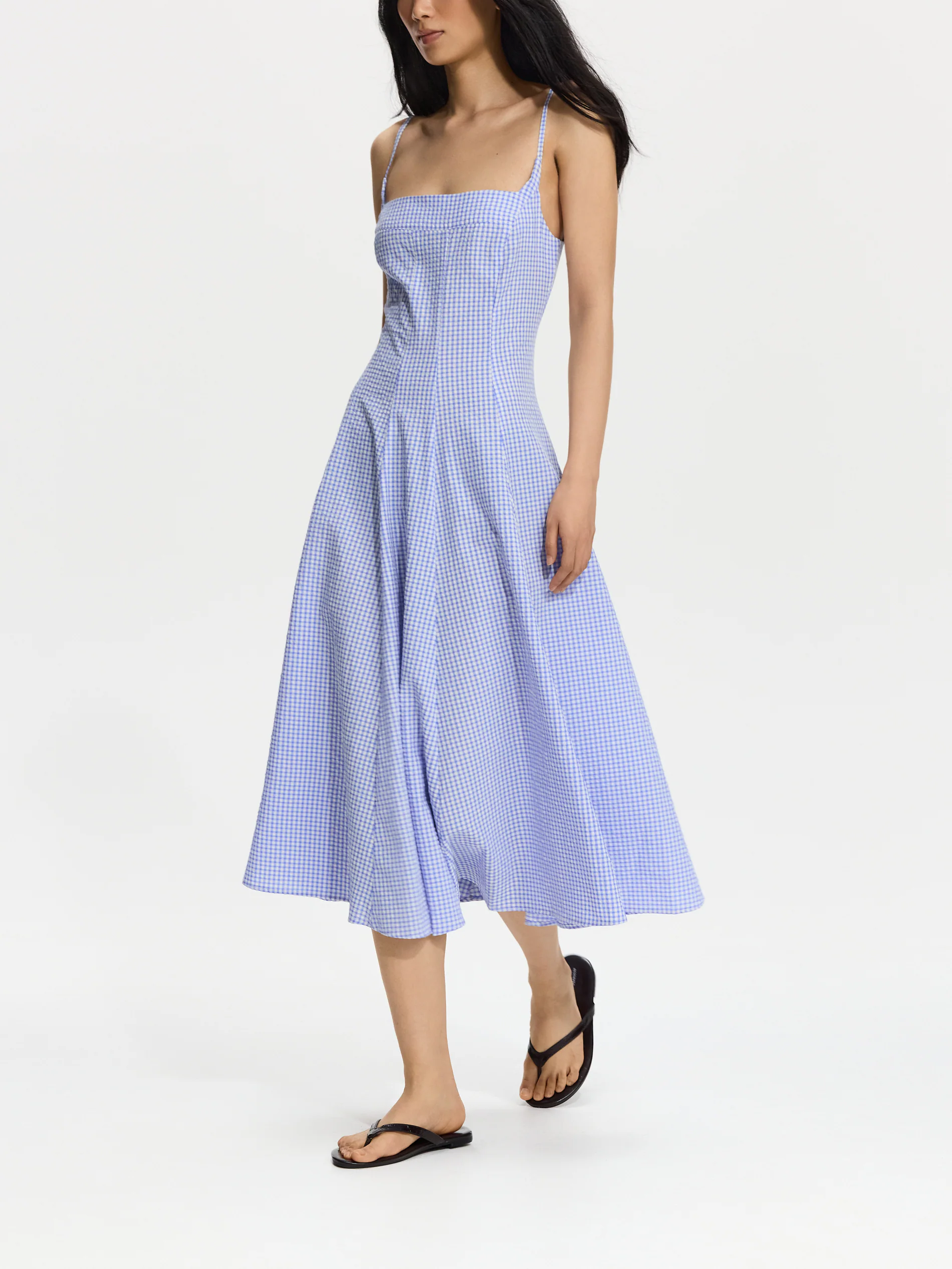 Kariertes Kleid
