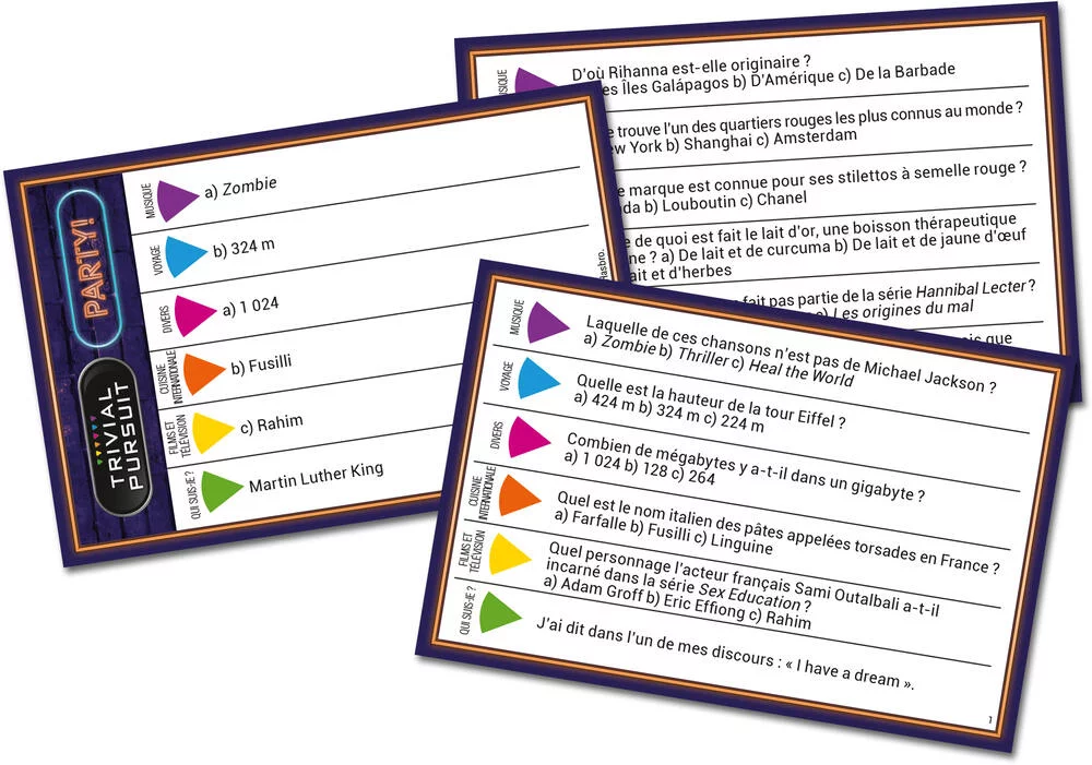 TRIVIAL PURSUIT VOYAGE PARTY