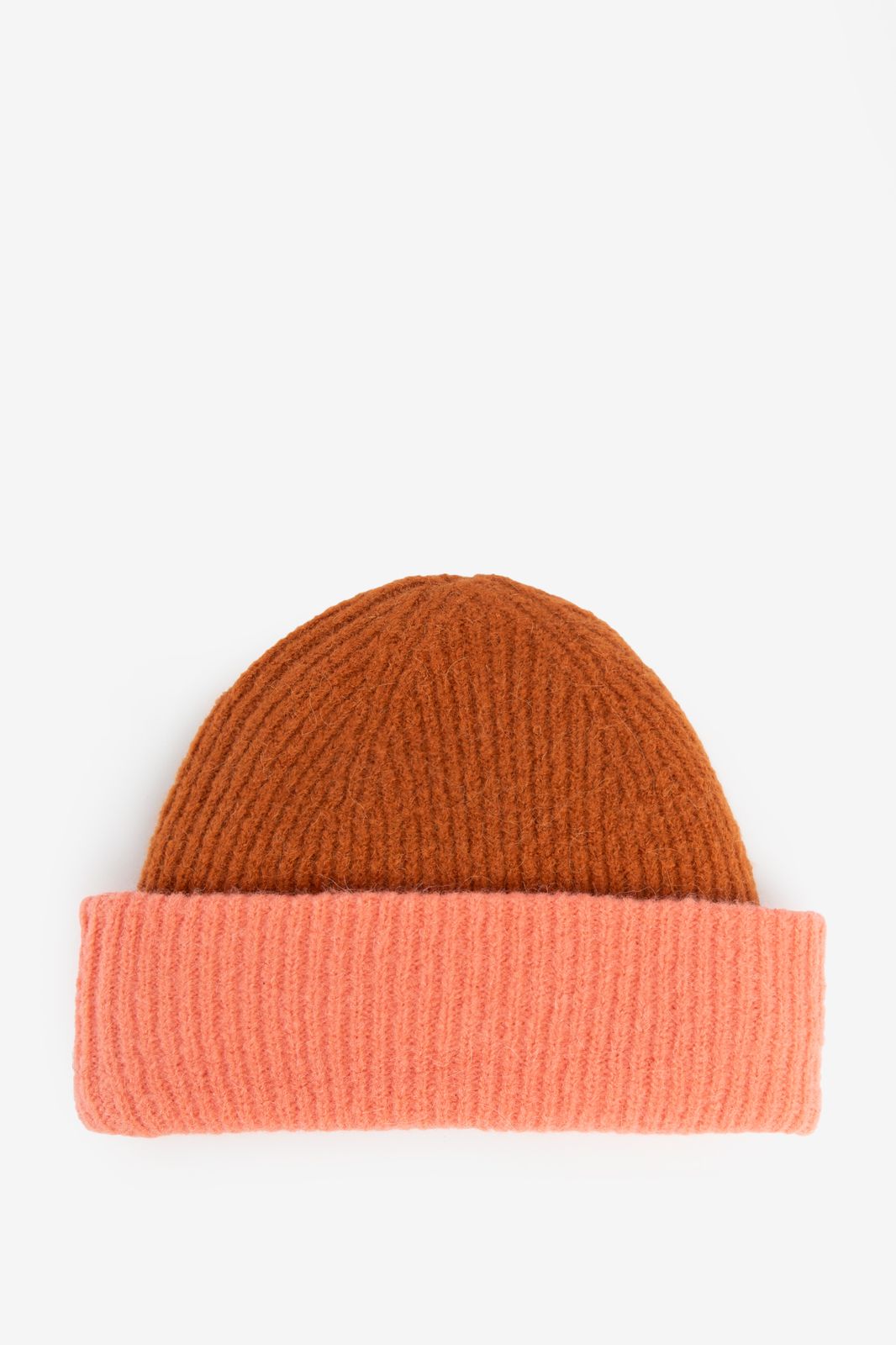 Roze two-tone beanie