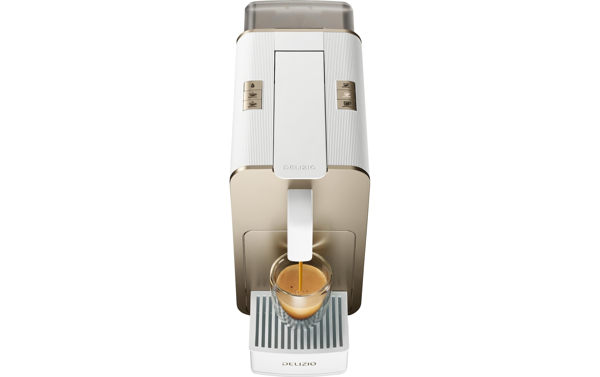 Kapselmaschine »Delizio Viva elegante Gold/Weiss«