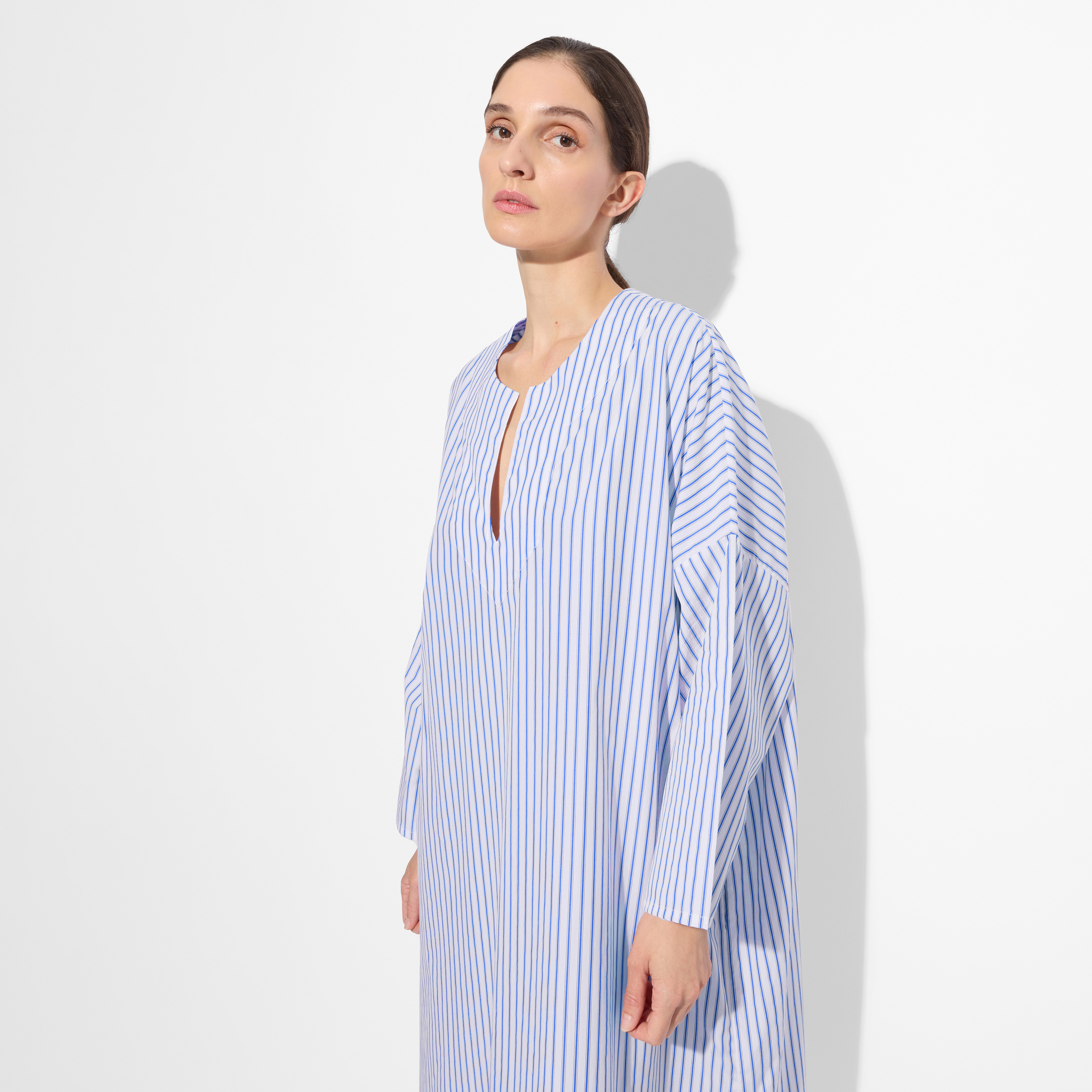Caftan en Coton Femme Unie - Vilebrequin x Ines de la Fressange