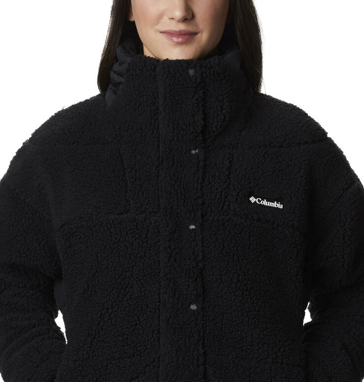 Columbia Lodge Baffled Sherpa fleecejakke Sort