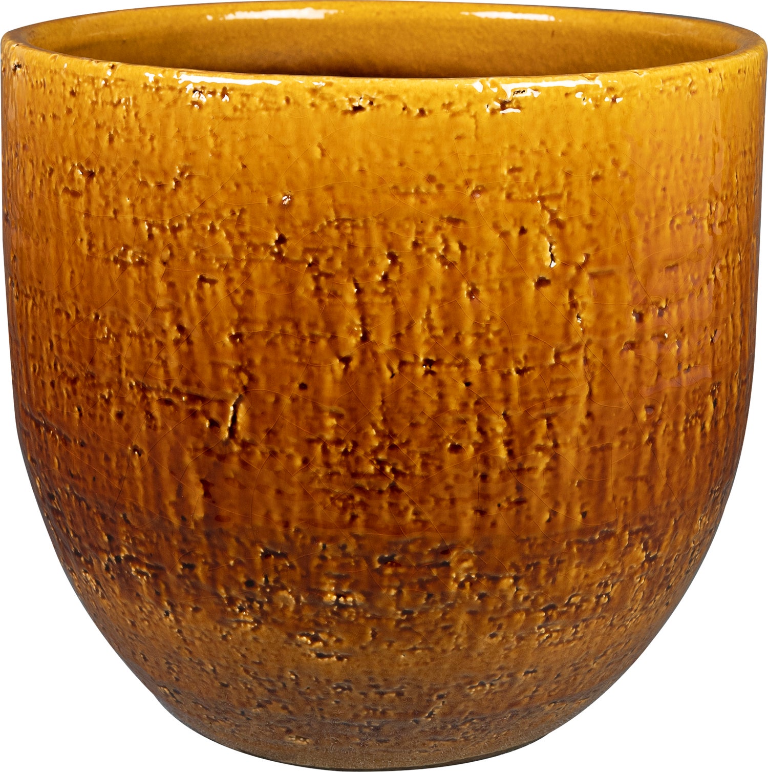 TS bloempot Jolin geel D 29 H 27 cm
