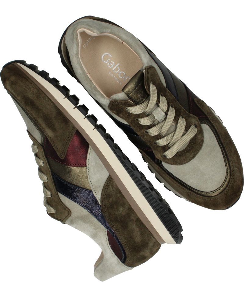 Gabor Sneakers Groen Dames