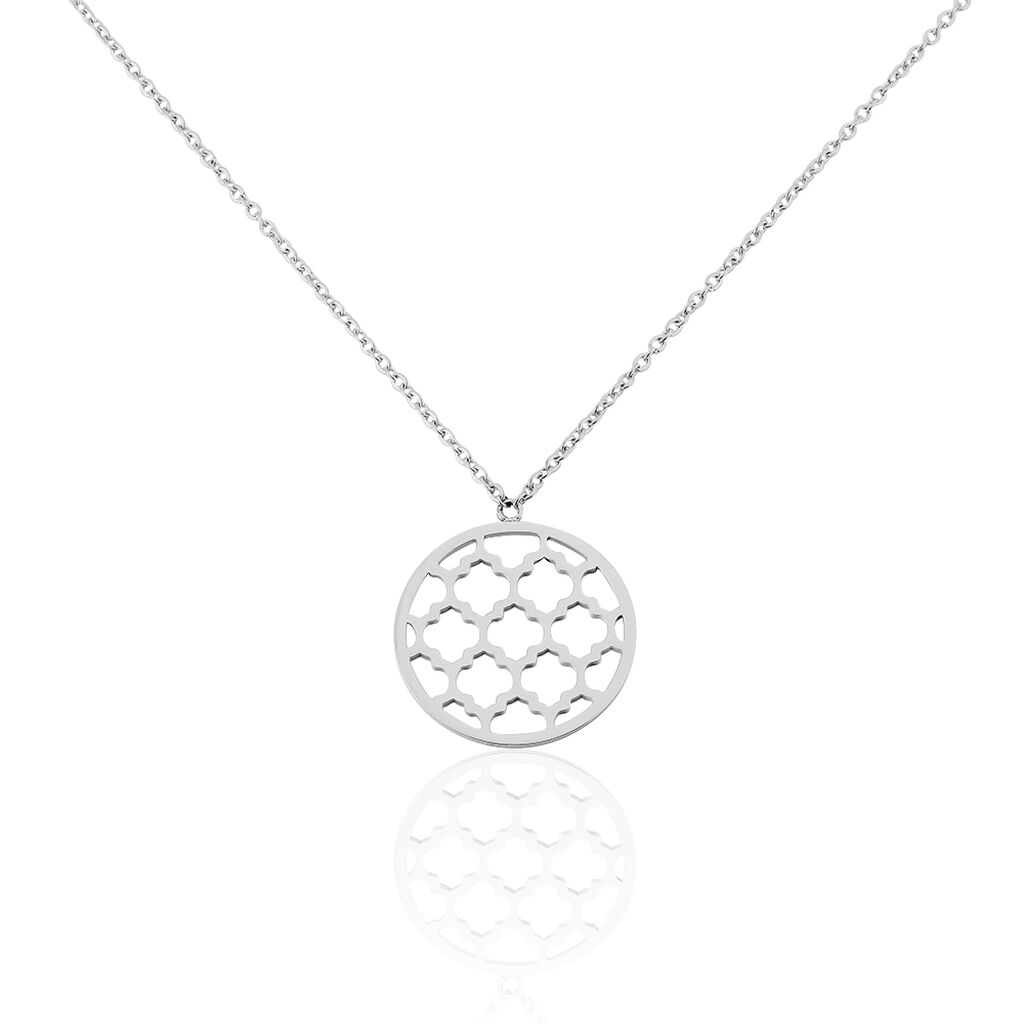 Collier Nevenka Acier Blanc