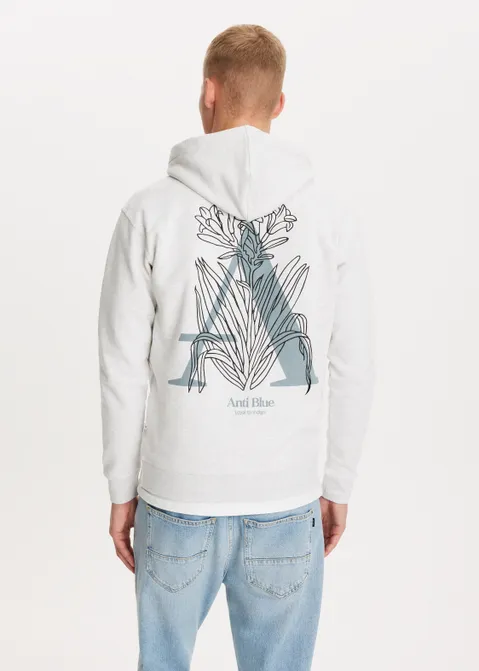 Hoodie met print art deco grijs (GRS.LME)