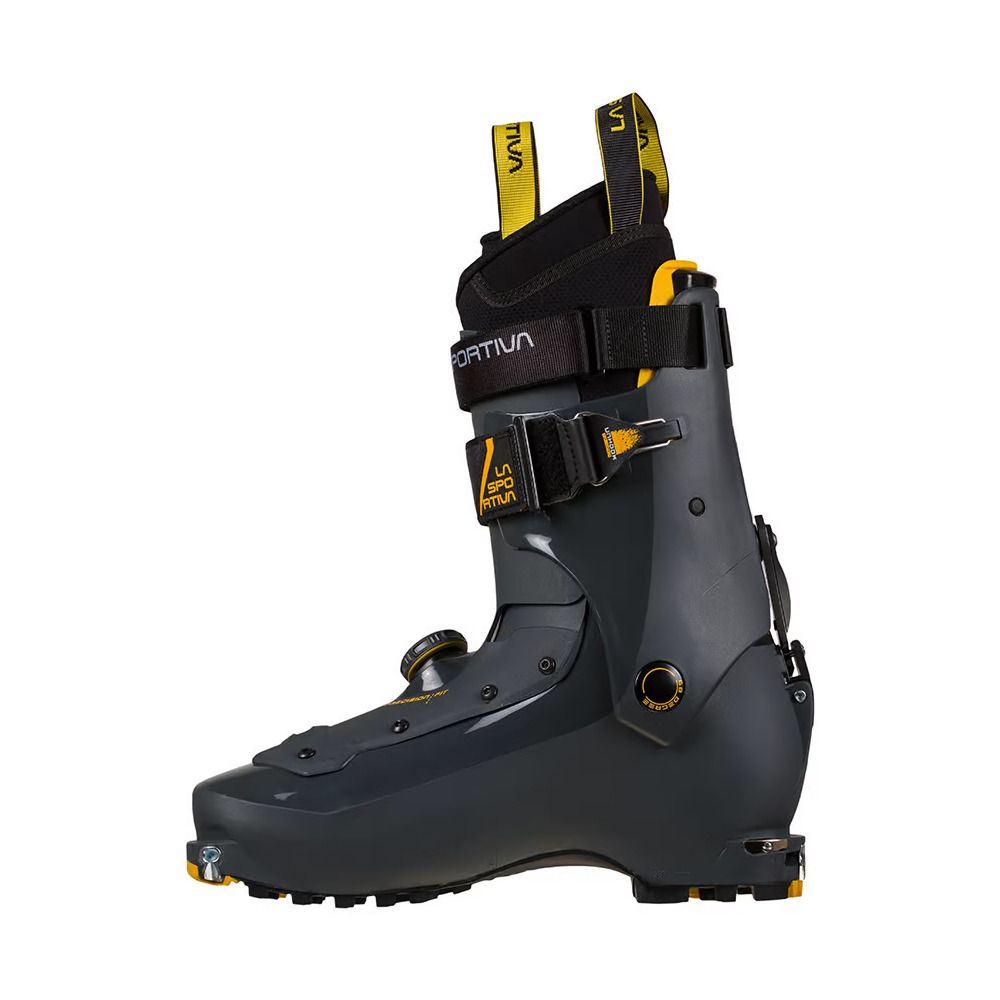La Sportiva SOLAR II - Chaussures ski randonné Homme carbon/yellow