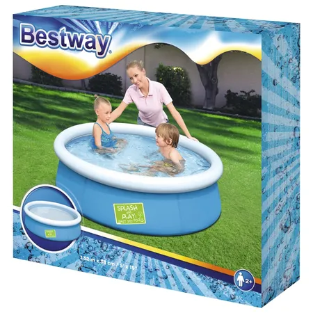 Bestway® My First Fast Set Aufstellpool Ø 152 x 38 cm, blau, rund