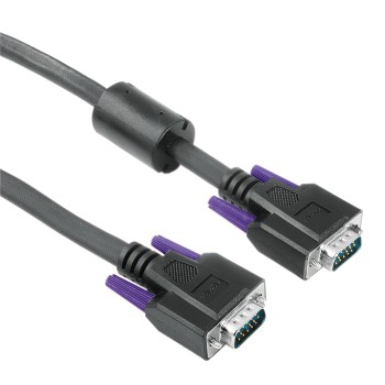 Hama Profi VGA kabel 10 m VGA (D-Sub) Zwart
