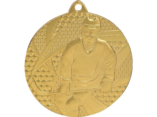 Triumf gullmedalje - hockey - stålmedalje (MMC6750/G)