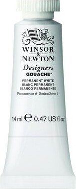 Winsor & Newton - Designers Gouache - 14 ML - Permanent Hvid