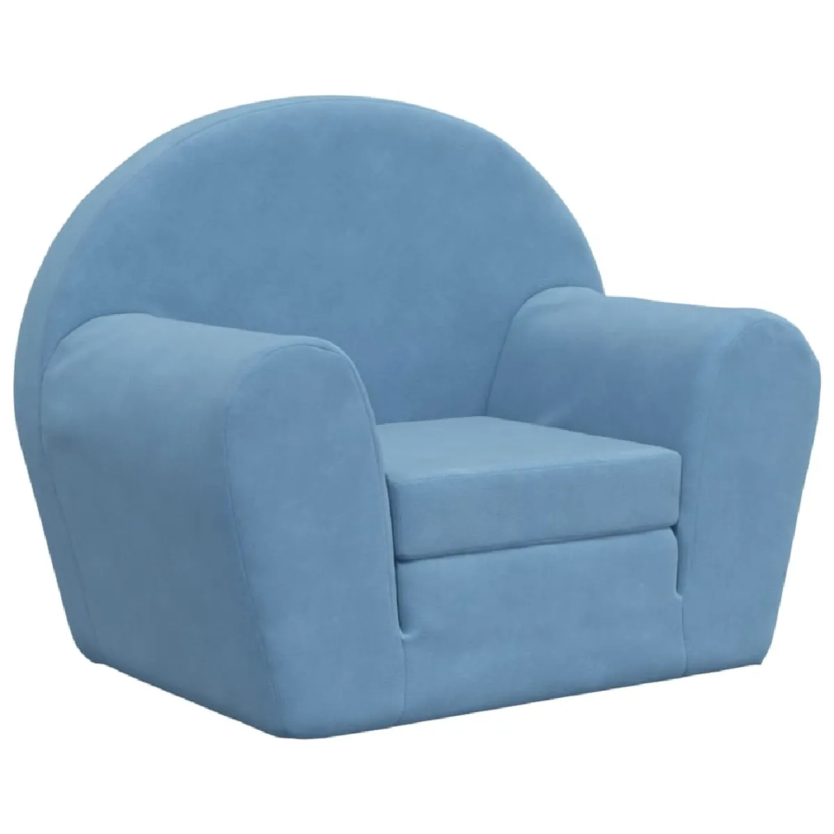 vidaXL Canapé-lit enfants bleu