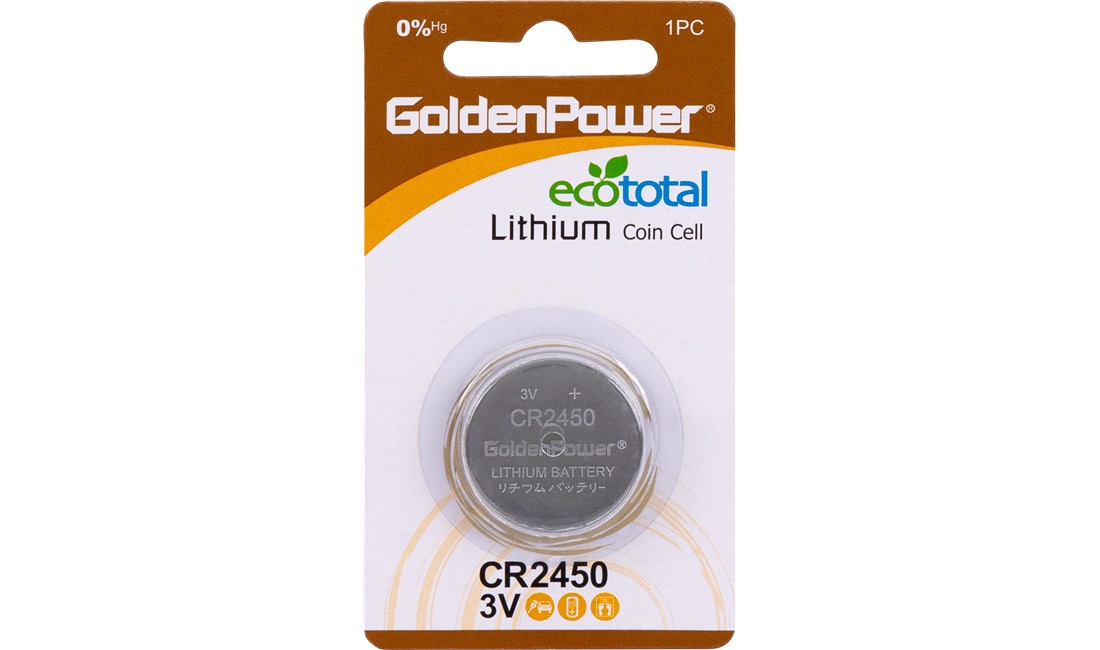 Lithium knapcellebatteri, CR2450