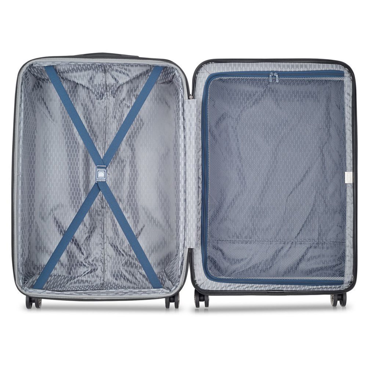 Delsey Air Armour 4 Wheel Large Trolley 77 Expandable night blue