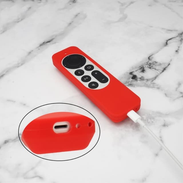SKALO Apple TV 4K 2021 Control Shell med AirTag-holder
