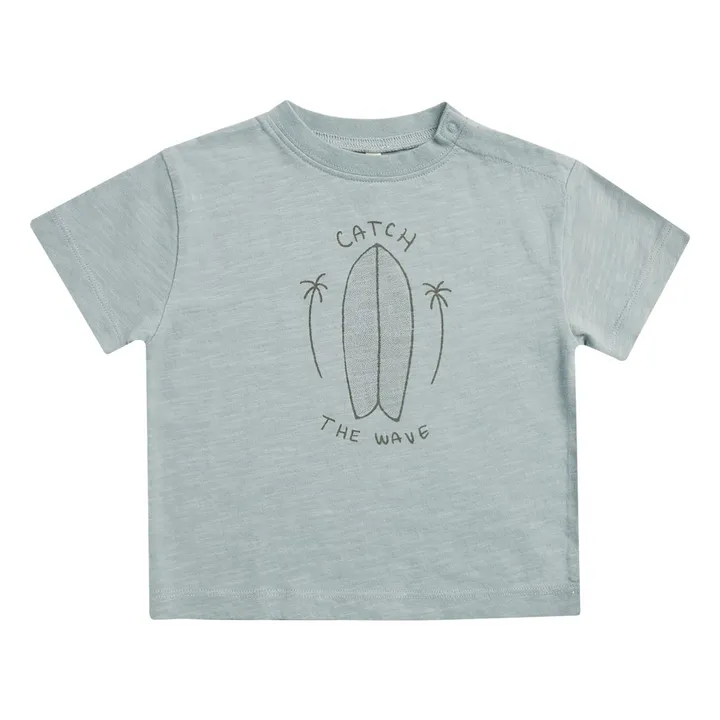 Rylee + Cru T-Shirt Catch The Wave | Bleu