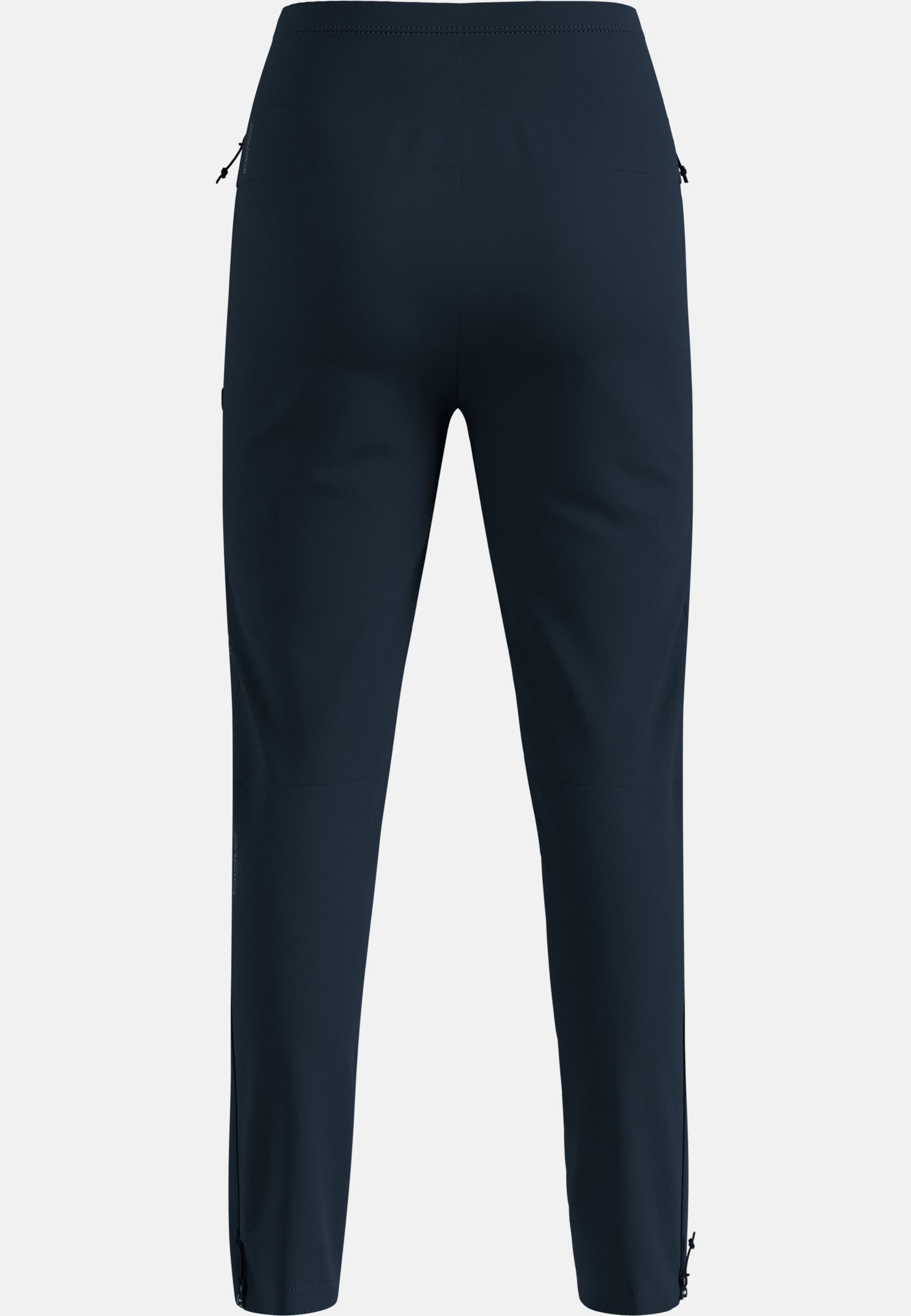 Winddichte Zeroweight X-Warm Langlaufhose in dark sapphire
