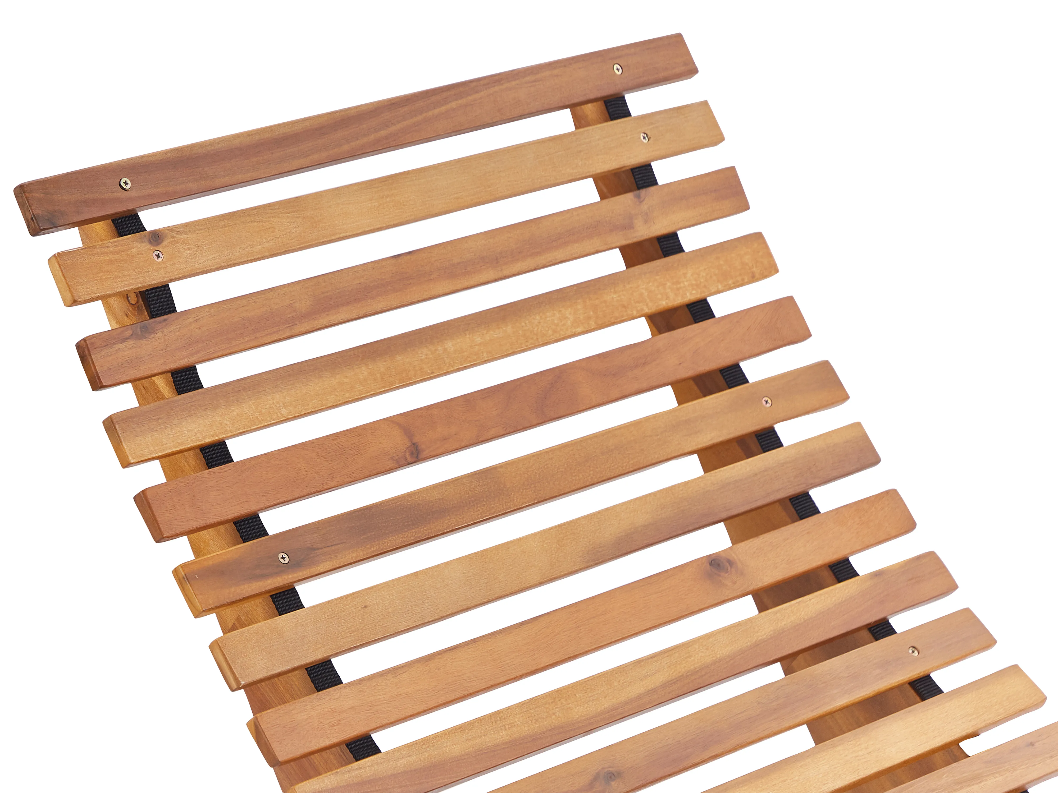 Ligstoel met kussen BRESCIA PREMIUM Acaciahout Rood