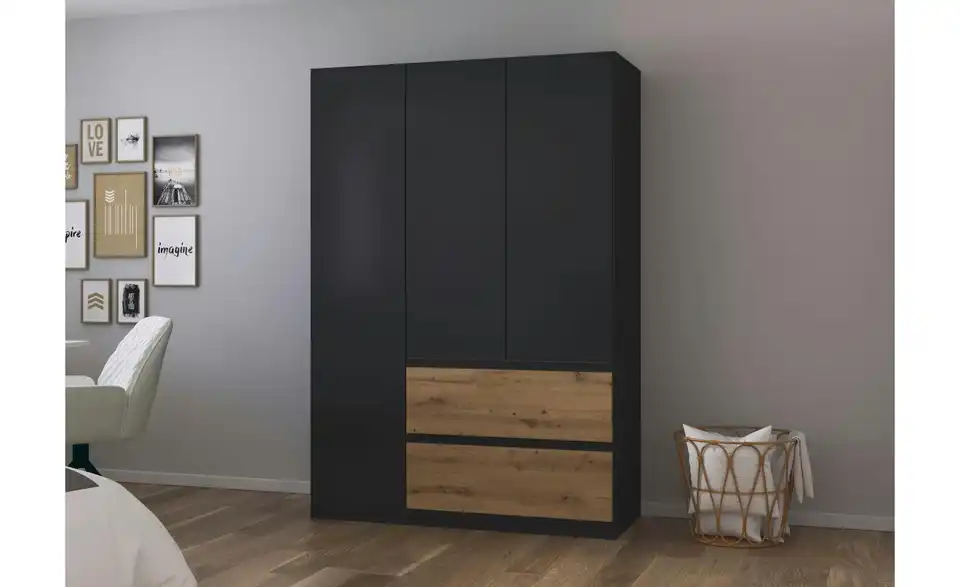 Drehtürenschrank 136 cm 3 Stück