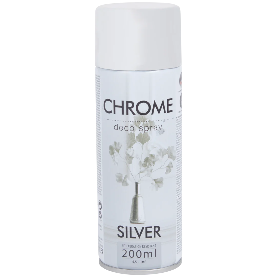Peinture en aérosol chromée Argent