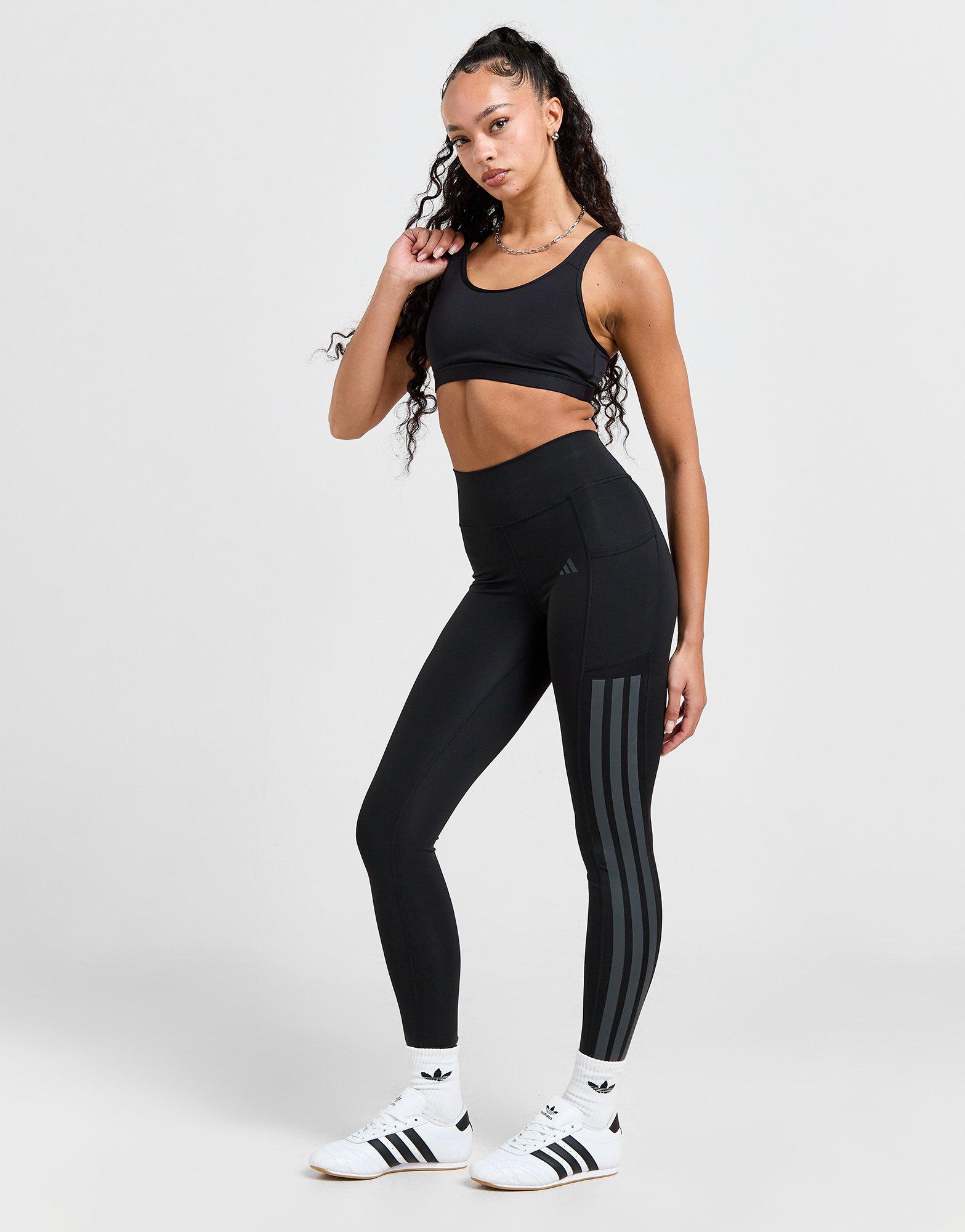 adidas Legging long 3 bandes Optime