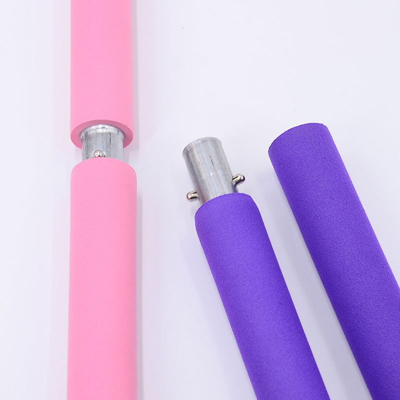 Gummi Fitness Bar Übungsbänder Widerstandsbänder Gymnastikbänder Training / Yoga / Pilates   Fitness Stange - Lila