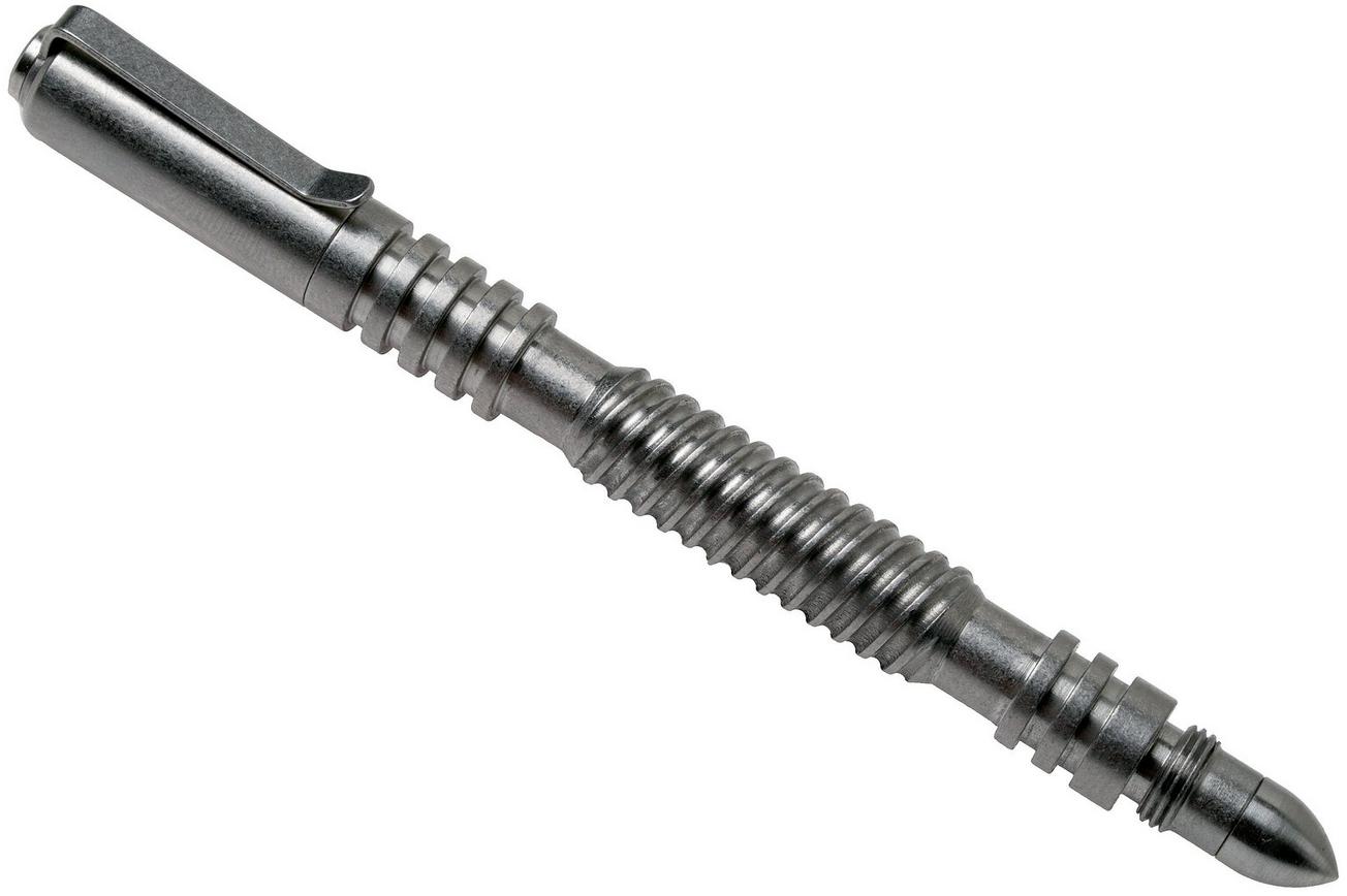 Rick Hinderer Spiral Investigator Pen Stainless Steel, tactische pen