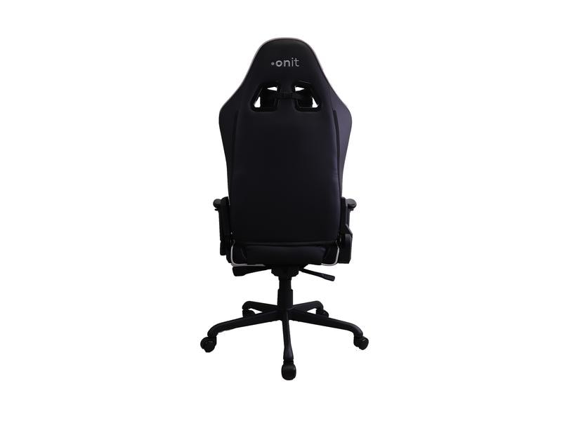 onit Gaming-Stuhl Pro Schwarz/Grau Ergonomischer Stuhl für lange Gaming-Sessions und Arbeitstage