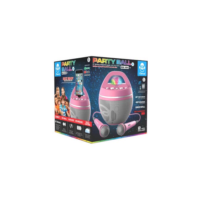 Bluetooth Lautsprecher - Partyball - pink