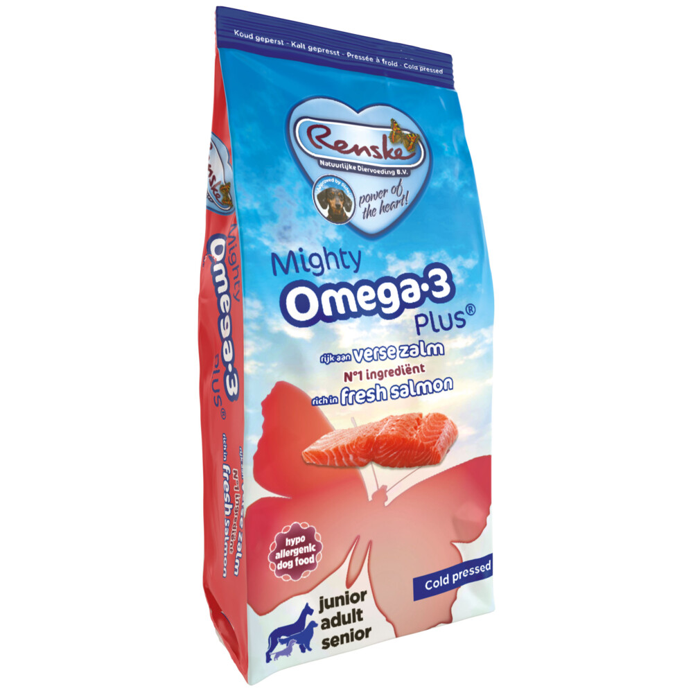 Renske Mighty Omega-3 Plus Geperst Zalm6,5 kg