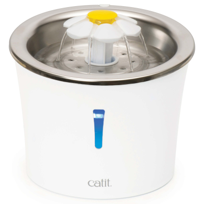 Catit Trinkbrunnen Flower Edelstahl 3L