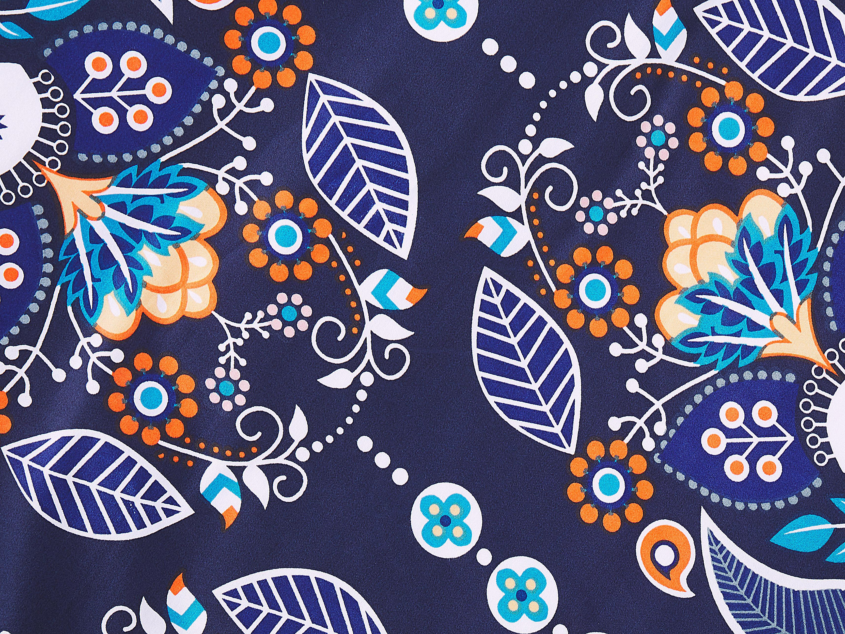 Dekbedovertrekset MADRONA Katoen-satijn 155 x 220 cm Donkerblauw