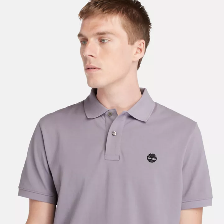 Polo Millers River en piqué pour homme violet