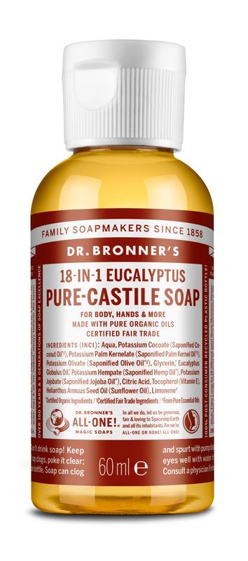 Dr Bronner’s Liquid Soap Eucalyptus (60 ml)
