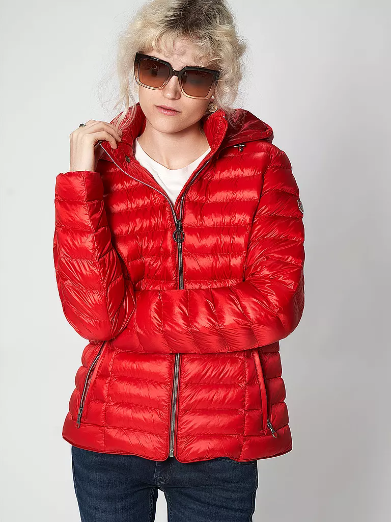 WELLENSTEYN Leichtsteppjacke ITALY HOOD  rot