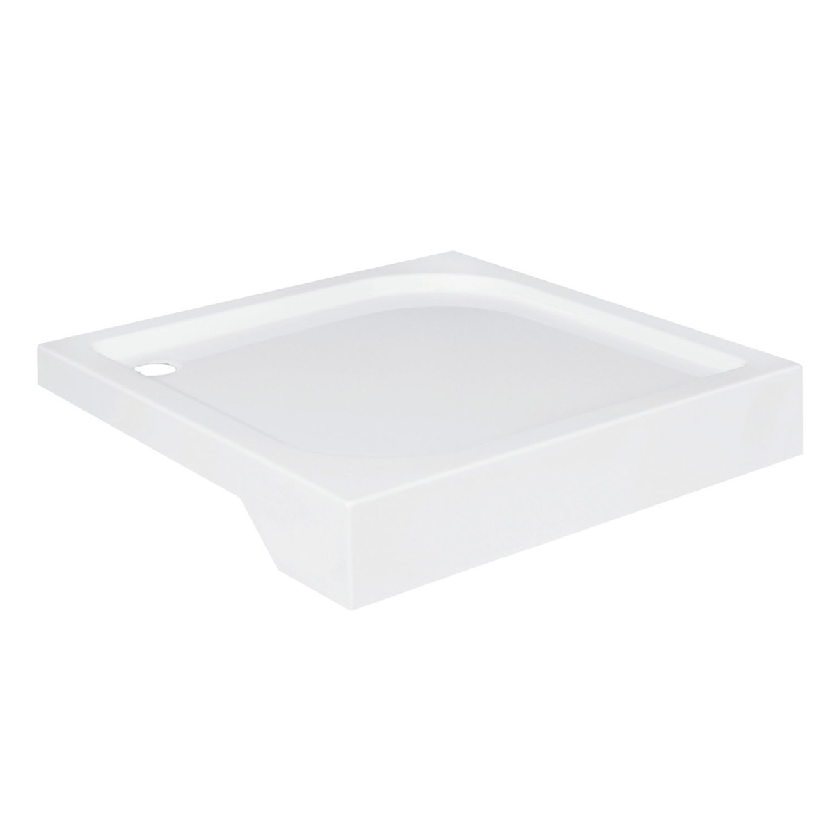 Kerra Hera douchecabine met douchebak 90x90cm zwart