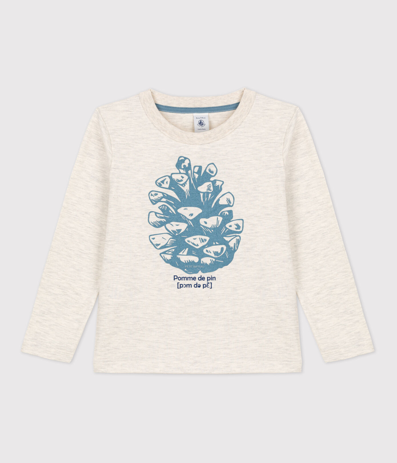 Tee-shirt manches longues en coton enfant garçon