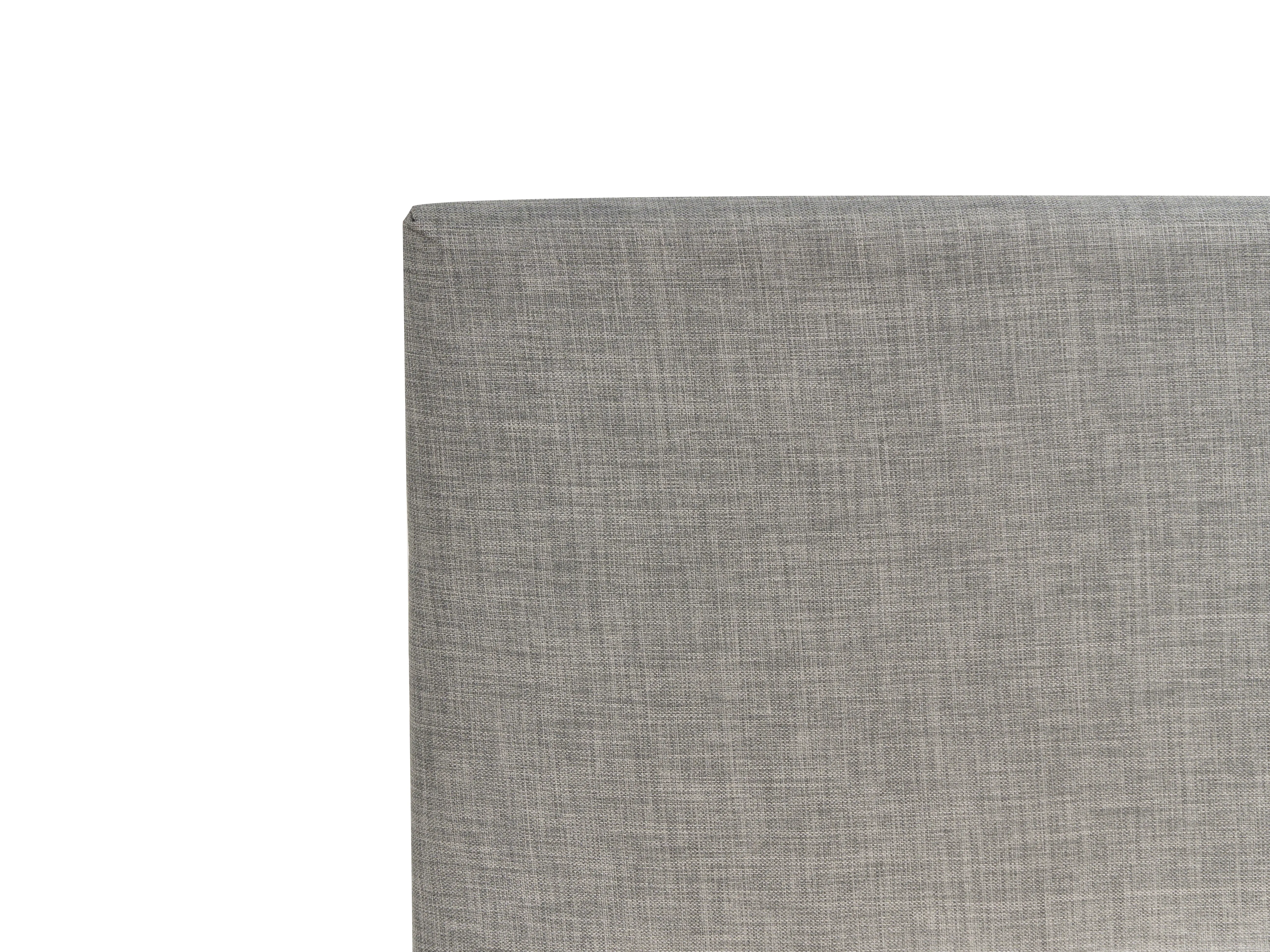 Bed Stof FITOU 90 x 200 cm Lichtgrijs