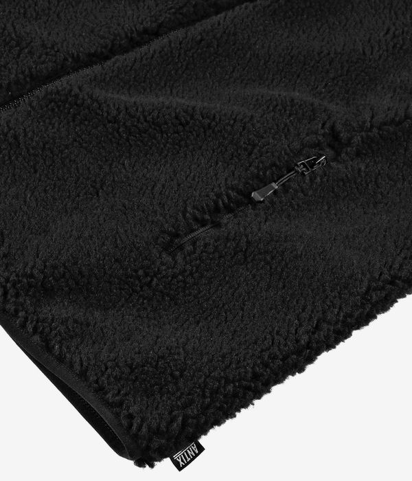 Antix Sherpa Fleece Weste (black)
