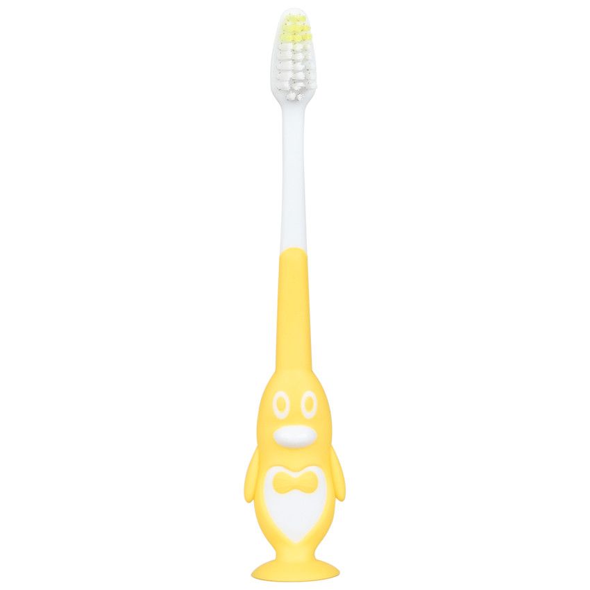 Brosse à dents Pingoo - Vert - Ecru