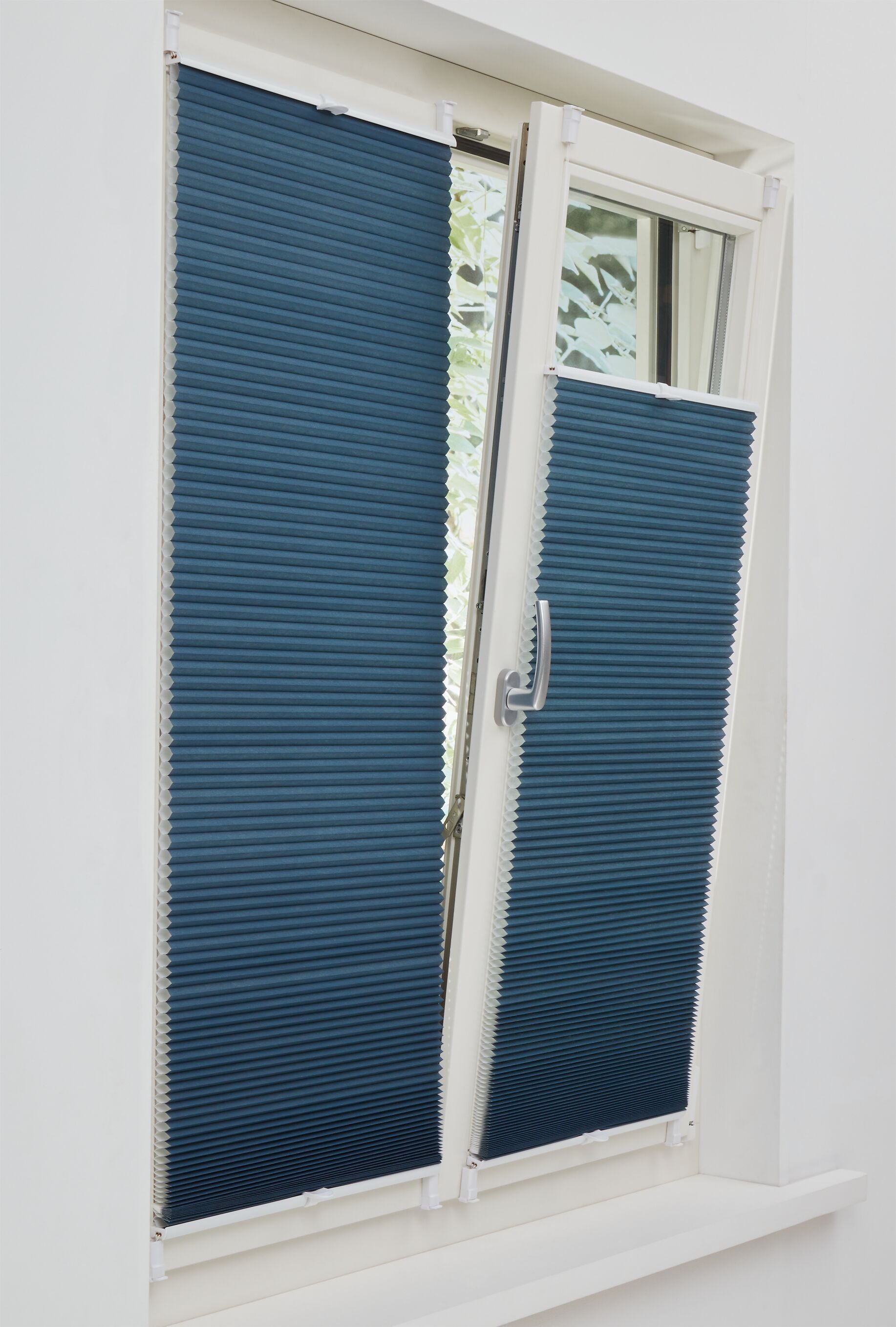DAY-LIGHT Wabenplissee - Blau / B: 50.0 cm x H: 140.0 cm