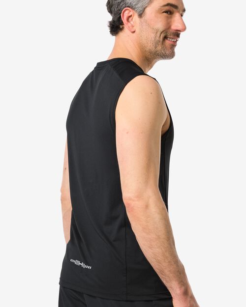 débardeur de sport homme noir