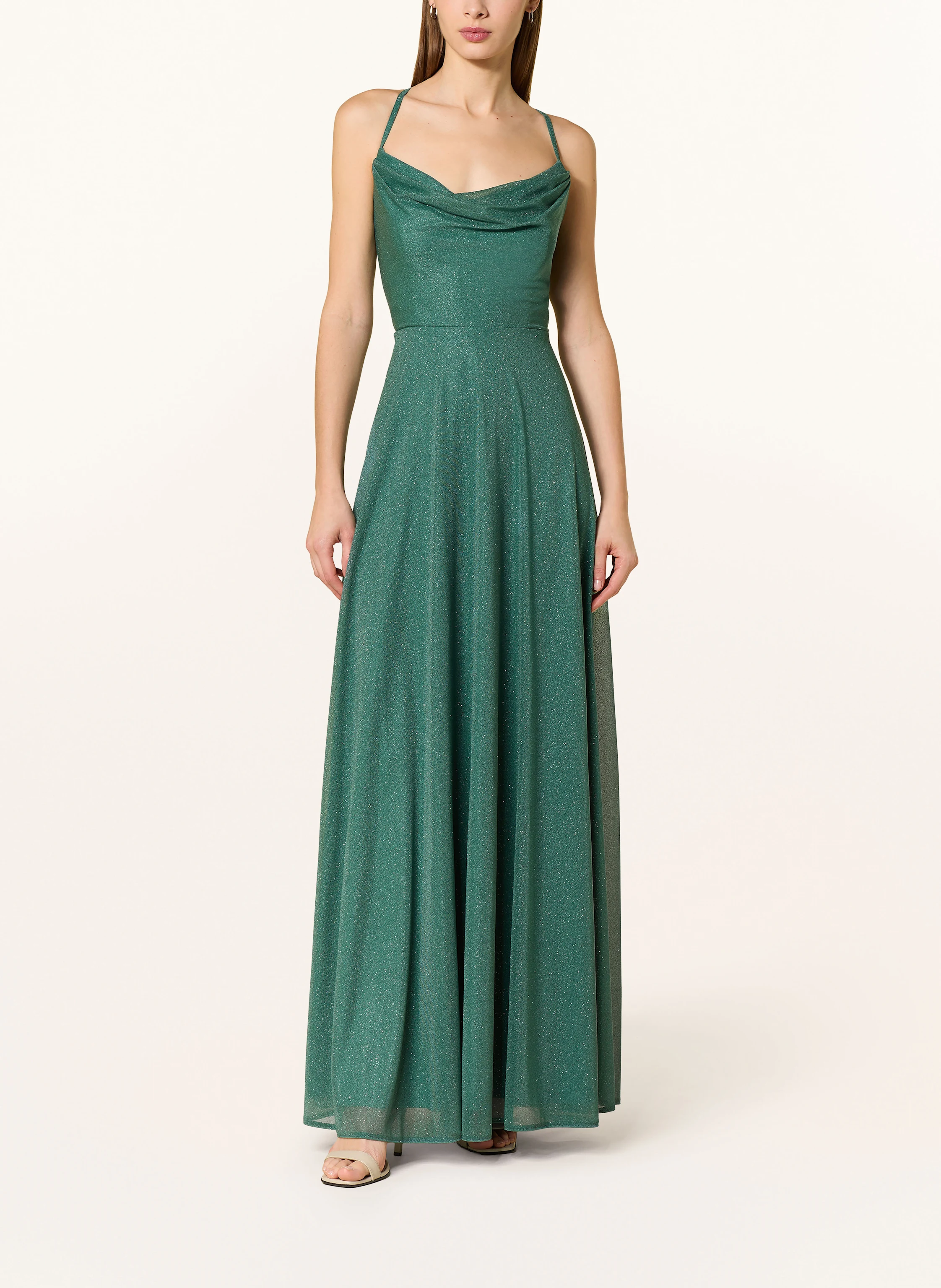 Suddenly Princess Abendkleid mit Glitzergarn und Cut-out