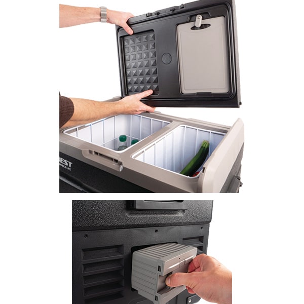 Glacière DUALCOOLER 45L Carbest