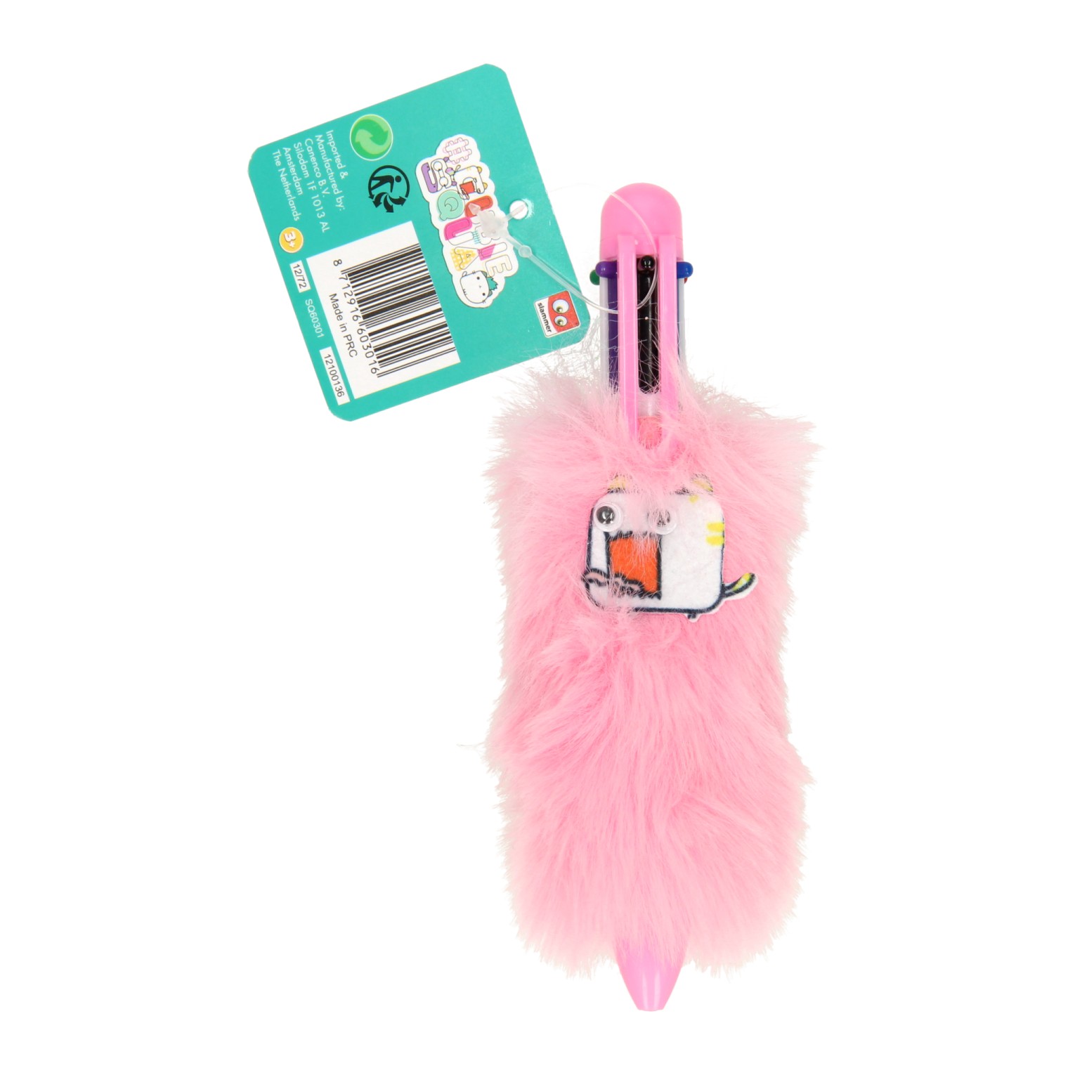 Pluche Meerkleurenpen