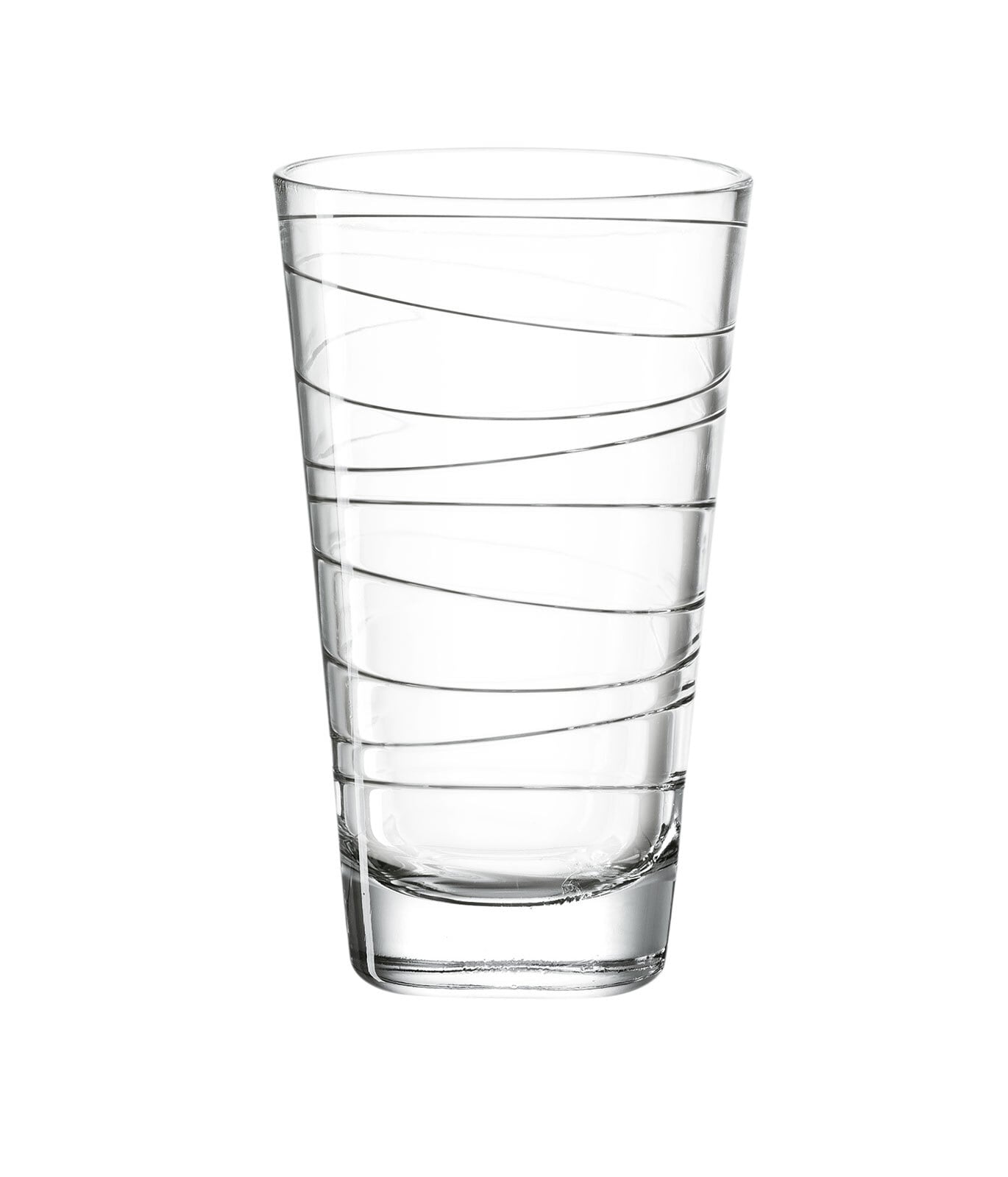 LEONARDO Longdrinkglas VARIO STRUTTURA 6er Set Klarglas