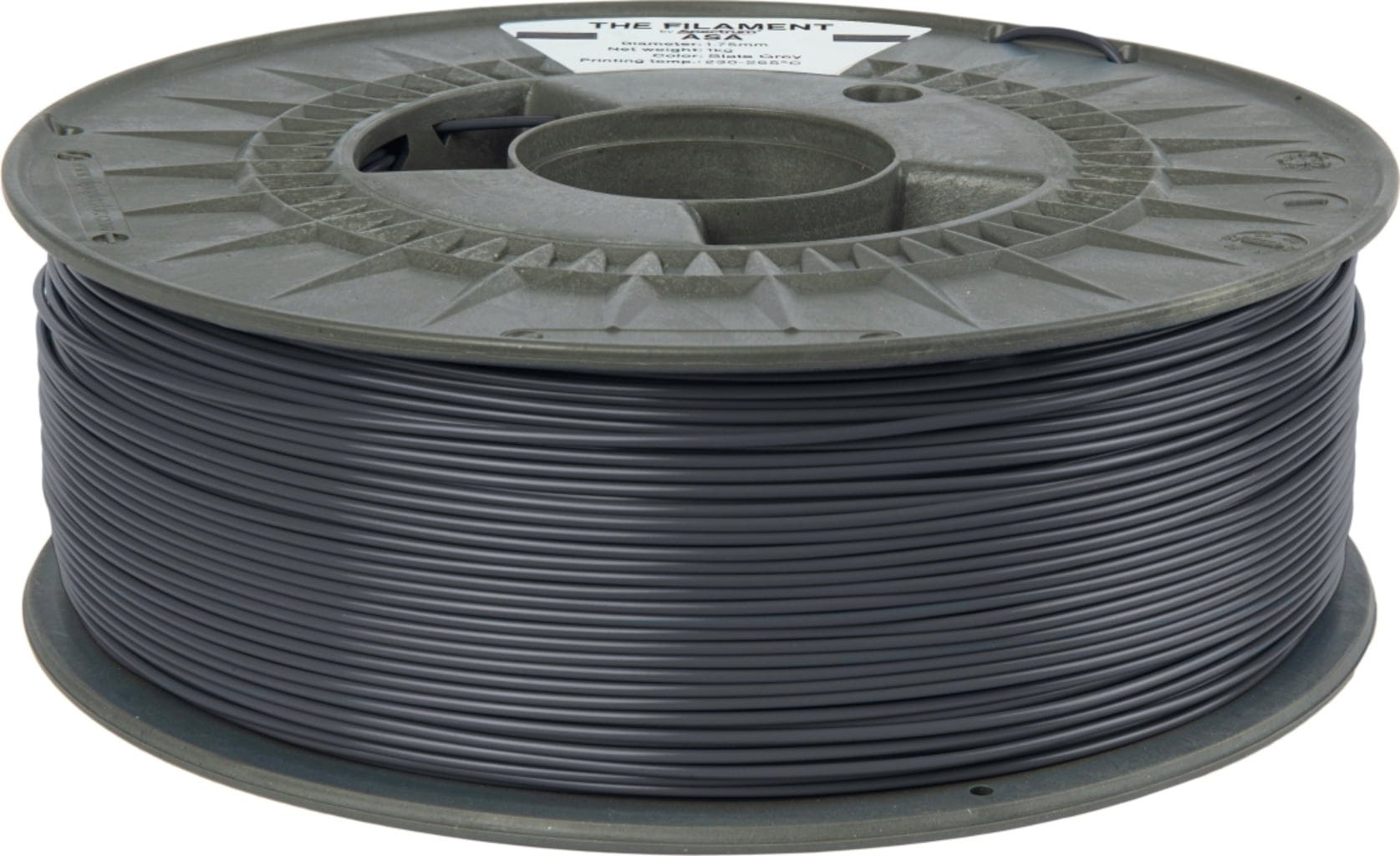 The Filament  ASA Slate Grey, 1,75 mm / 1000 g    Wetterfest, UV-beständig & formstabil in Slate Grey