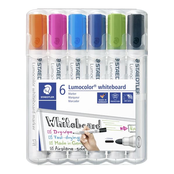 Lumocolor Whiteboardtusj 6 stk. Staedtler