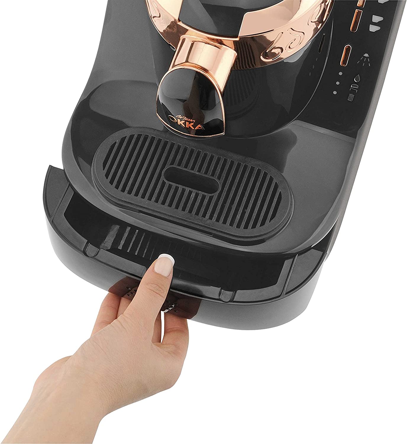 Mokkamaschine Kaffeemaschine 710W Schwarz