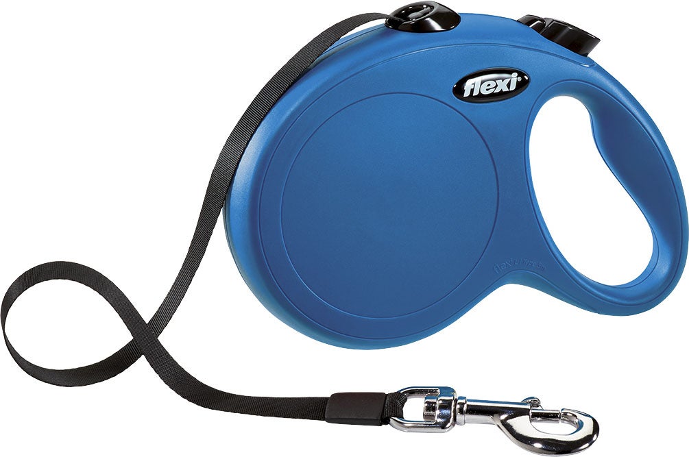 Flexi rollijn Classic Tape L blauw 5 m